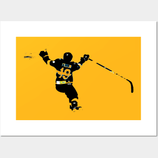 Yes! He Scores! - Hockey Player Posters and Art